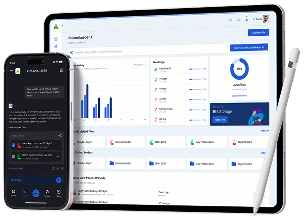 RecordsKeeper.AI mobile app