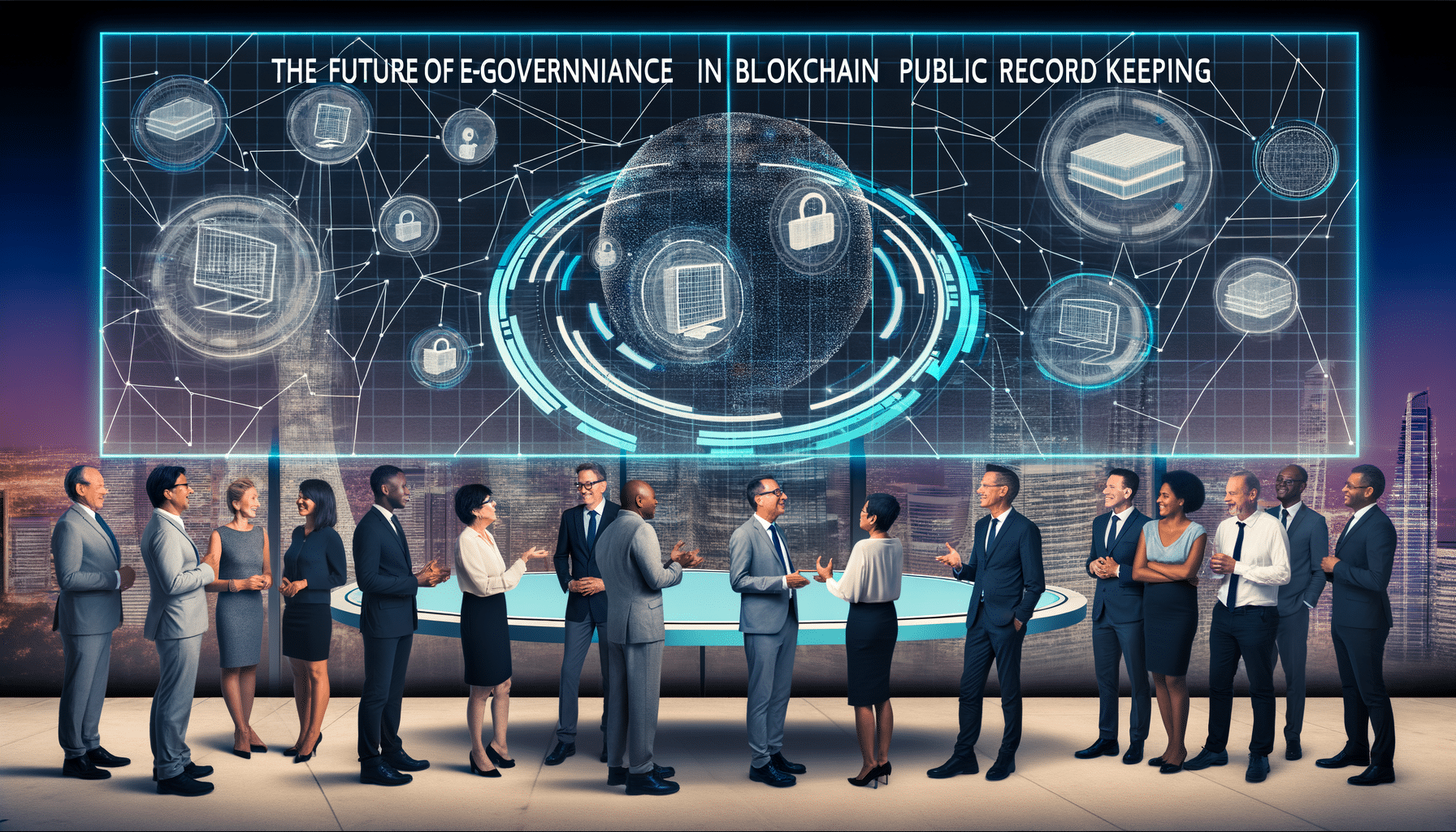 The Future of E-Governance: AI and Blockchain in Public Record Keeping