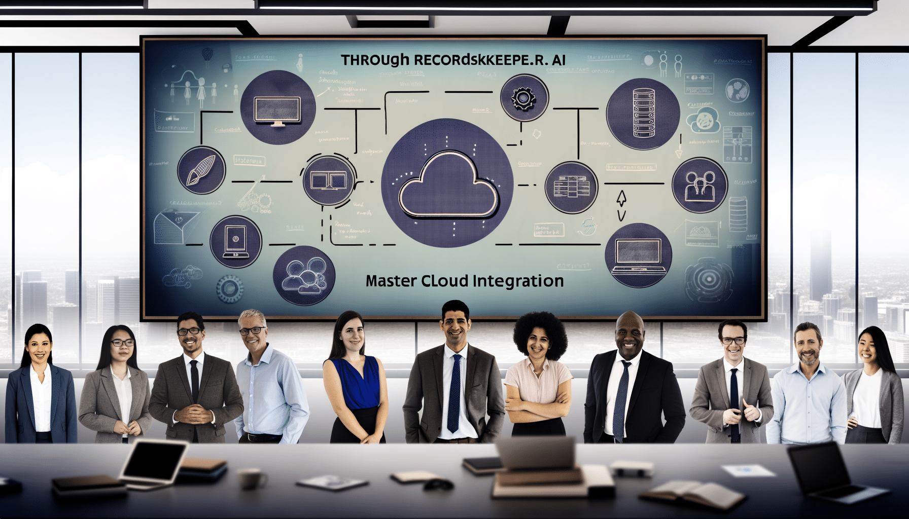 Through RecordsKeeper.AI: Master Cloud Integration