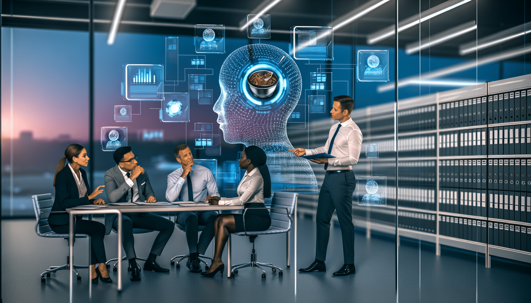 Using AI for Policy Enforcement in Record Systems