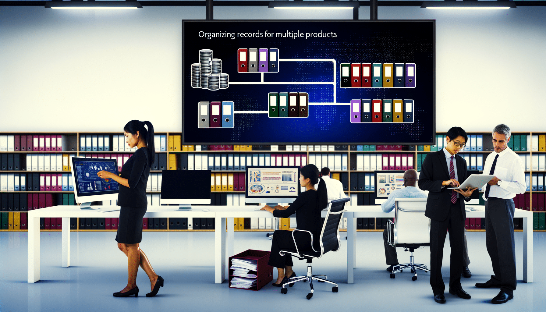 Organizing Records for Multiple Products