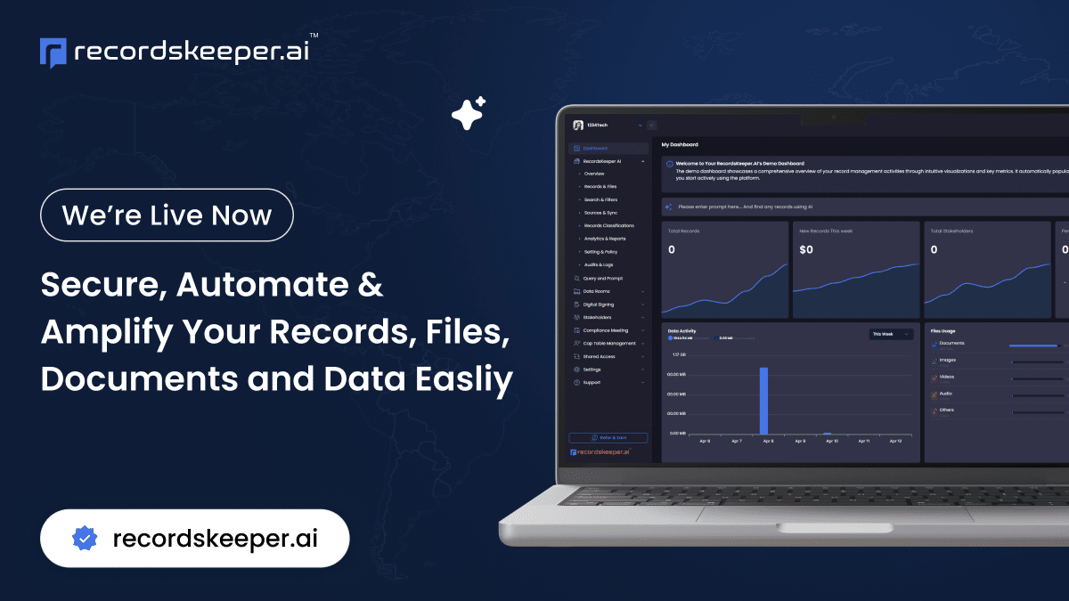 RecordsKeeper.AI Goes Live: Transform How You Manage Records with AI and Blockchain
