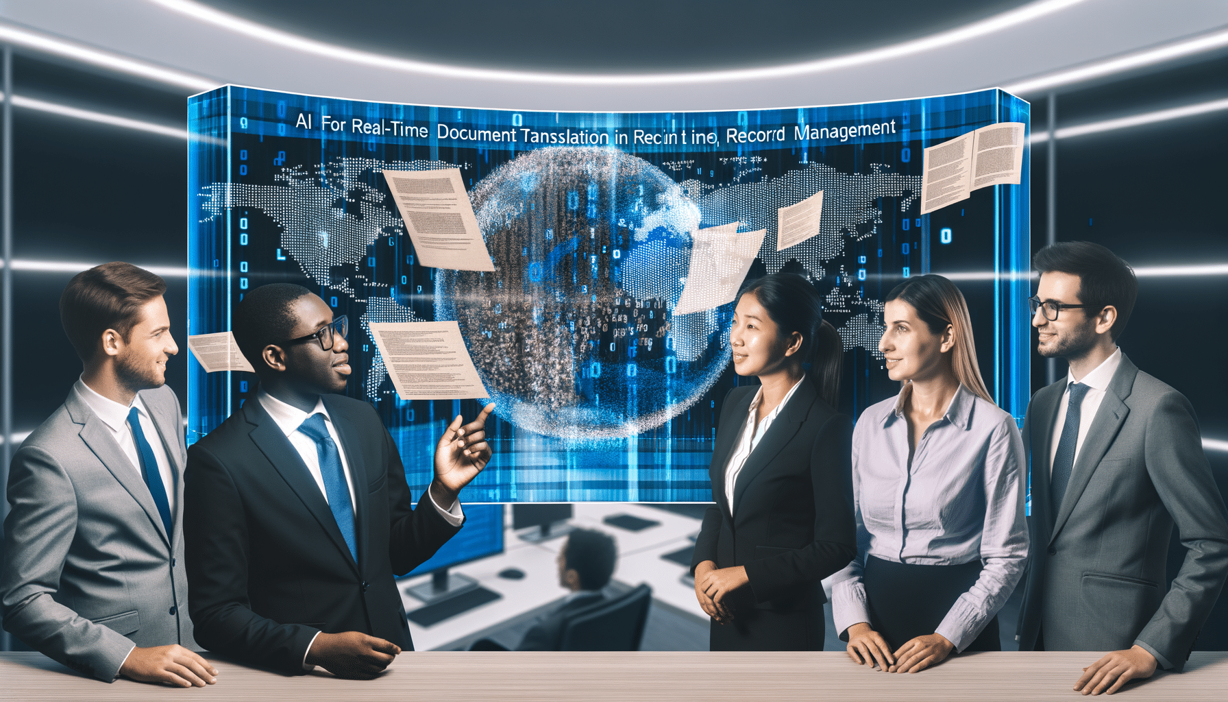 AI for Real-Time Document Translation in Record Management