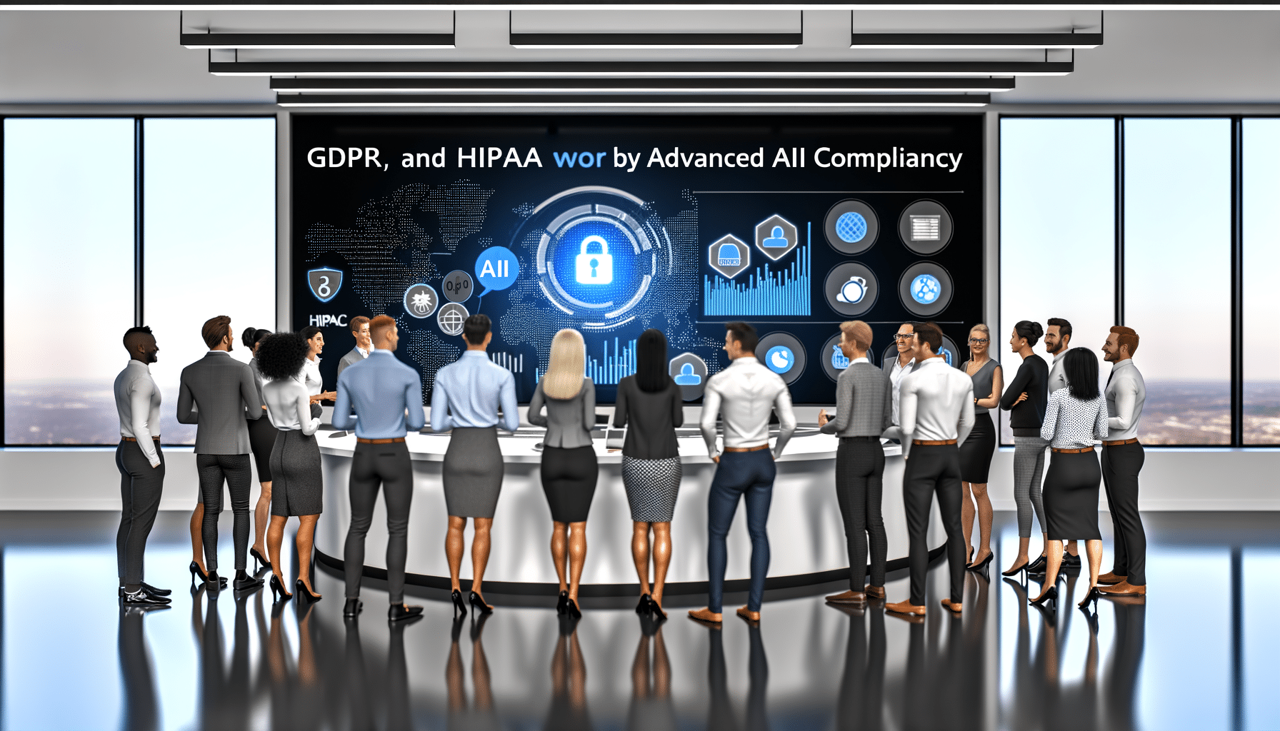 AI-Powered Compliance Monitoring for GDPR and HIPAA